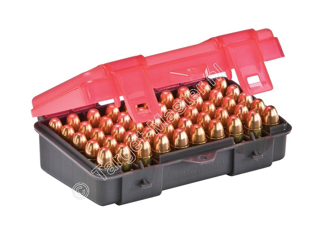 Plano Small Handgun Flip-Top Ammo Case content  50